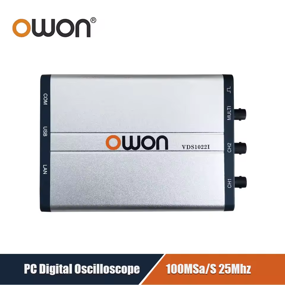 Digital Storage Oscilloscope 100Mhz - OWON VDS1022/I Sanal PC Osiloskopu |
