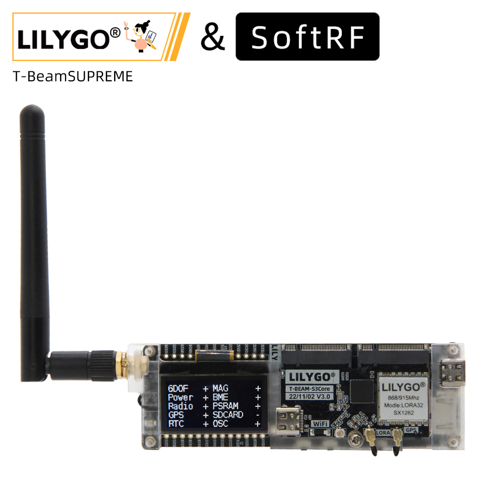 LILYGO® SoftRF T-Beam SUPREME  - Esp32 S3 Development Board Lot incelemesi ve fiyatı